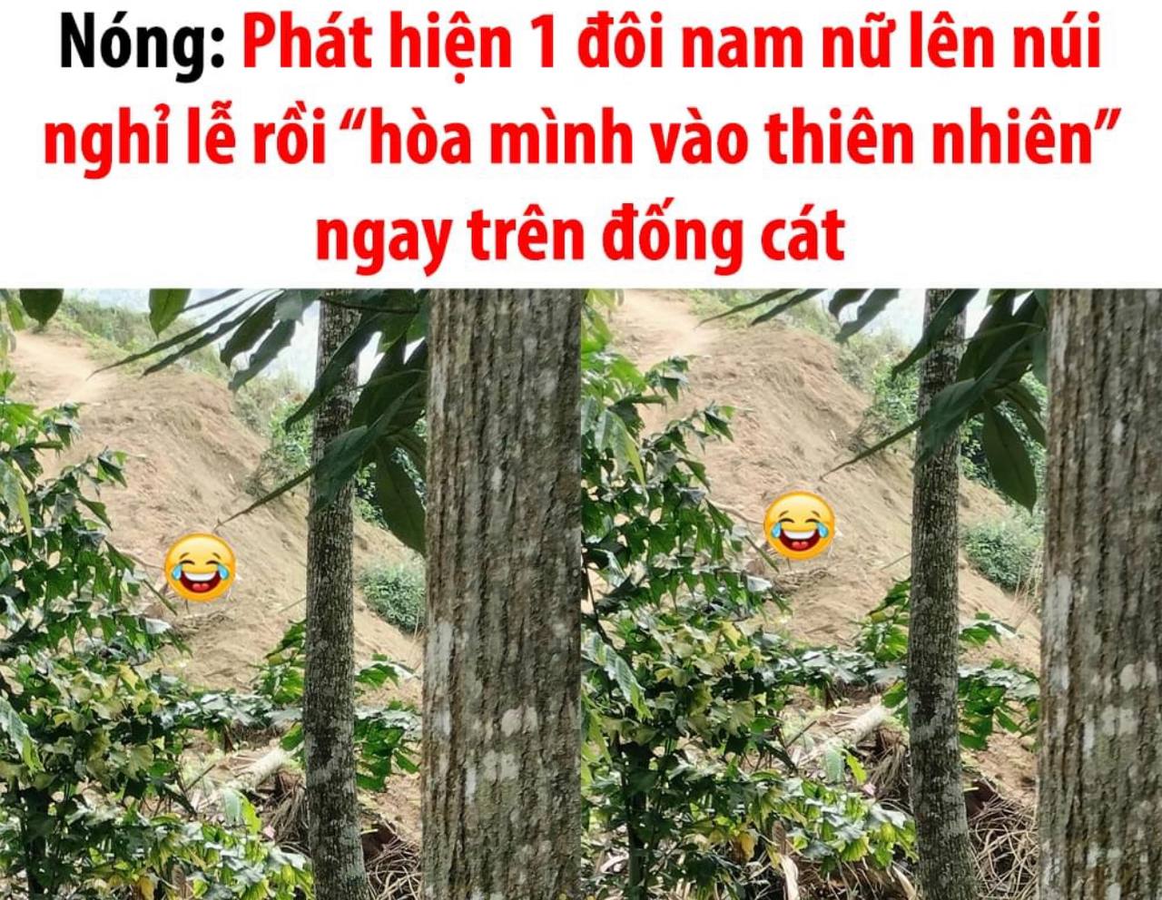 Đôi nam nữ lên núi nghỉ lễ rồi hoà mình vào thiên nhiên ngay trên đống cát 